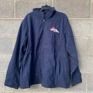 G-III NFL Mens Denver Broncos Football Bonded Full-Zip Jacket 2X-Large XXL